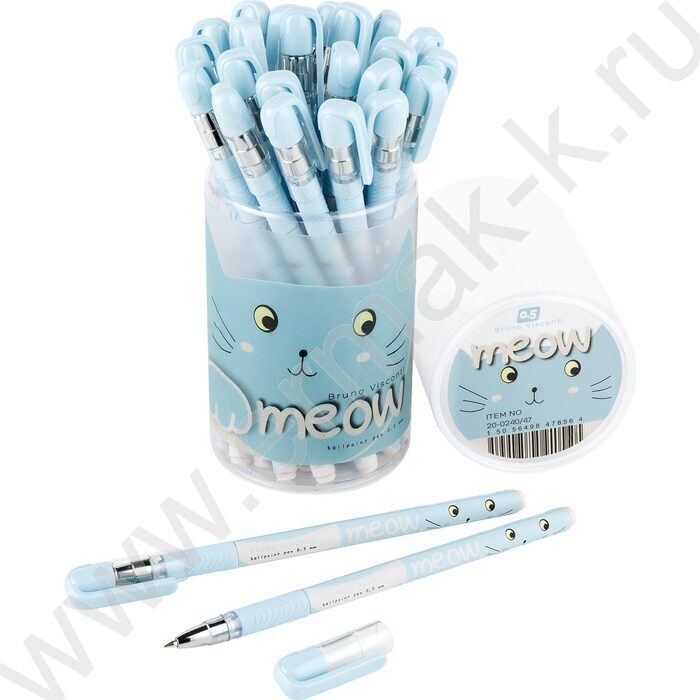 Ручка шар MagicWrite. Meow синяя 0,5мм | Фото 3
