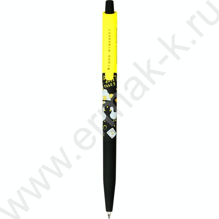 Ручка шар авт HappyClick. Гуси синяя 0,5мм | Фото 1