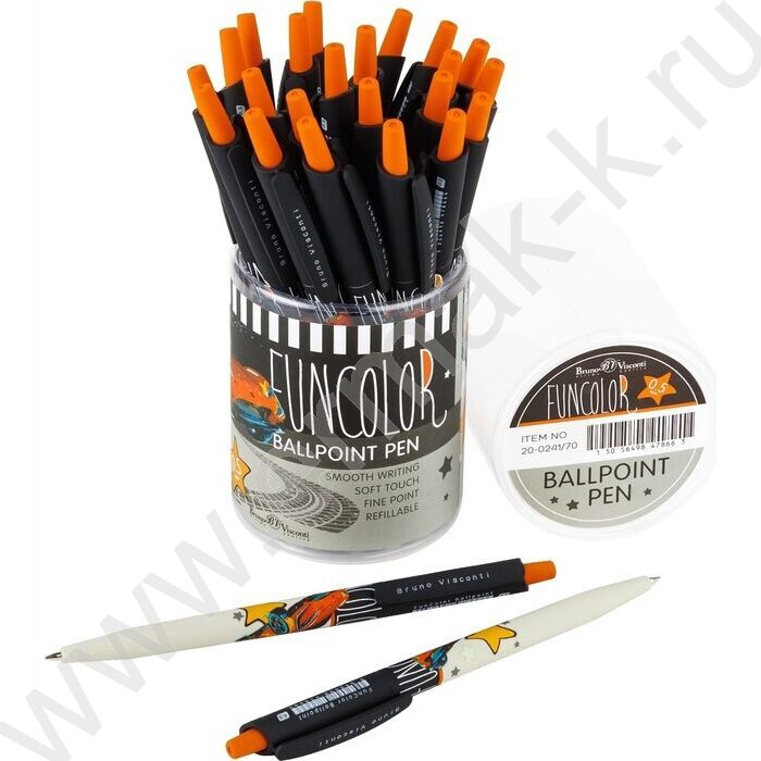 Ручка шар авт HappyClick. FunColor.Машина синяя 0,5мм | Фото 3