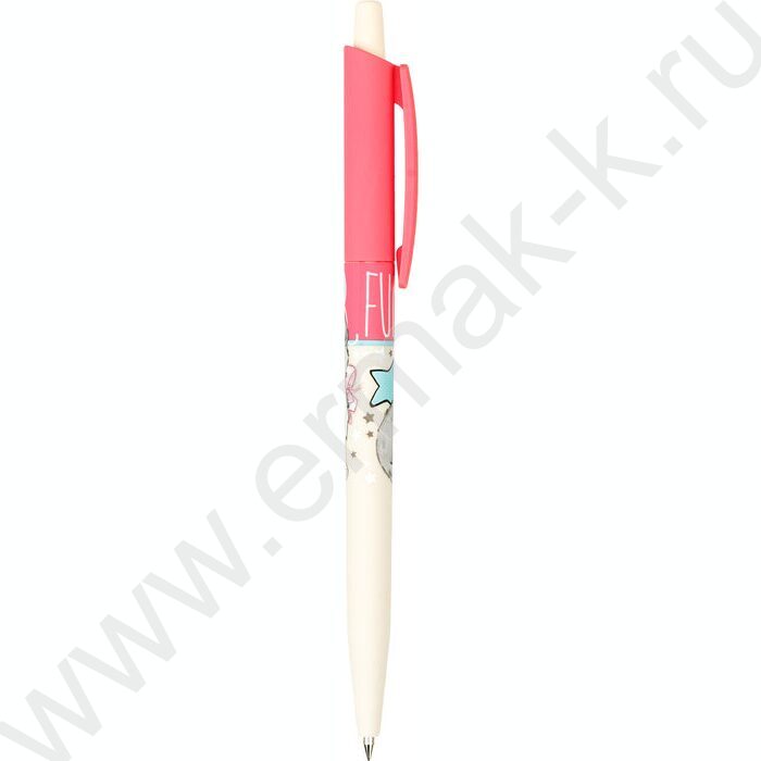 Ручка шар авт HappyClick. FunColor.Кошка синяя 0,5мм | Фото 2