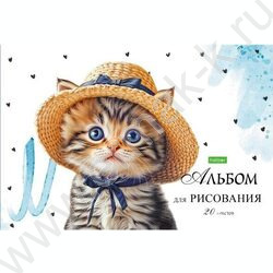 Альбом д/рисования 20л "Лапки-царапки" 5видов | Фото 4