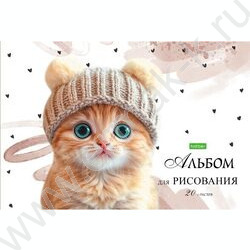 Альбом д/рисования 20л "Лапки-царапки" 5видов | Фото 5