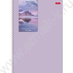 Тетрадь  80л А4 клетка /спираль /многоцветный срез/перфорация на отрыв/ "Прикосновение к природе | Фото 2