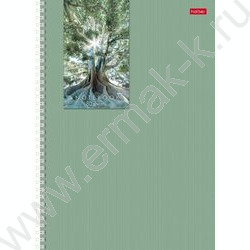 Тетрадь  80л А4 клетка /спираль /многоцветный срез/перфорация на отрыв/ "Прикосновение к природе | Фото 3