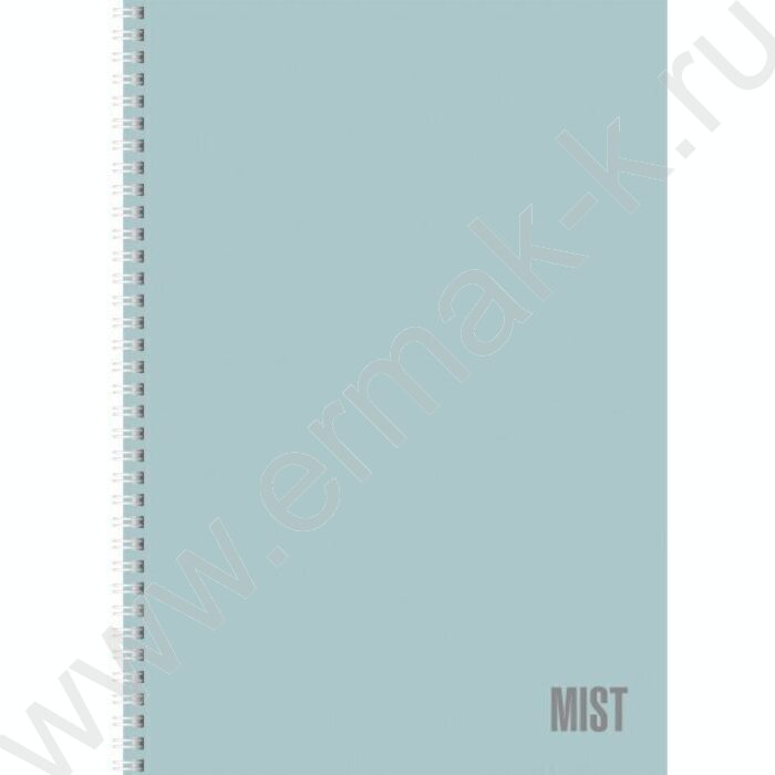 Тетрадь  80л А4 клетка /спираль /перфорация на отрыв/ "Mist" ламинация Soft-touch | Фото 2