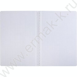 Тетрадь  96л А4 клетка/спираль/перфорация "Цветочные сны" /мат.ламин. 3D фольга/ ассорти | Фото 3