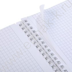 Тетрадь  96л А4 клетка/спираль/перфорация "Цветочные сны" /мат.ламин. 3D фольга/ ассорти | Фото 5