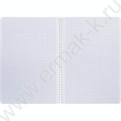 Тетрадь  96л А4 клетка/спираль/перфорация на отрыв "Mist" /ламинация Soft-touch/ 2вида | Фото 3
