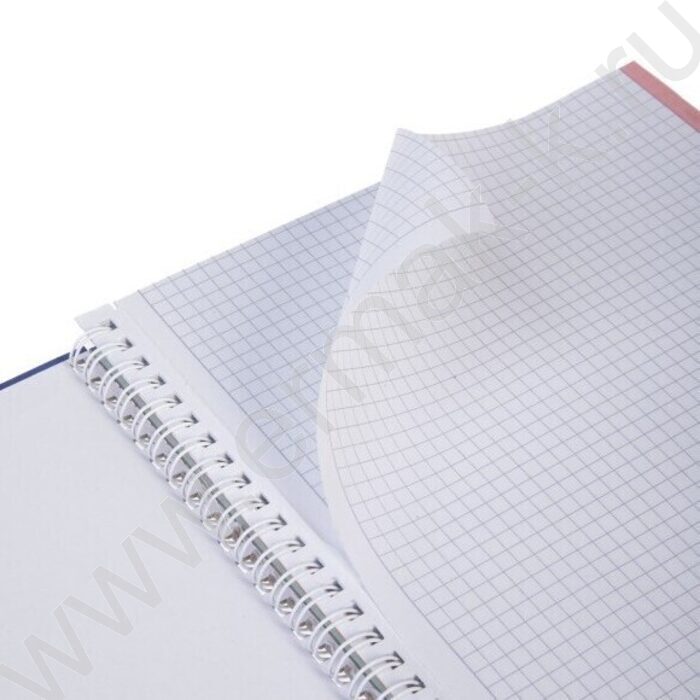 Тетрадь 120л А4 клетка/спираль/тв.обл. "Color Line" /многоцветный срез, ламинация Soft-touch | Фото 3