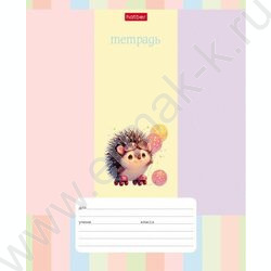 Тетрадь  12л линейка "Ежик-мечтатель" 5видов | Фото 3