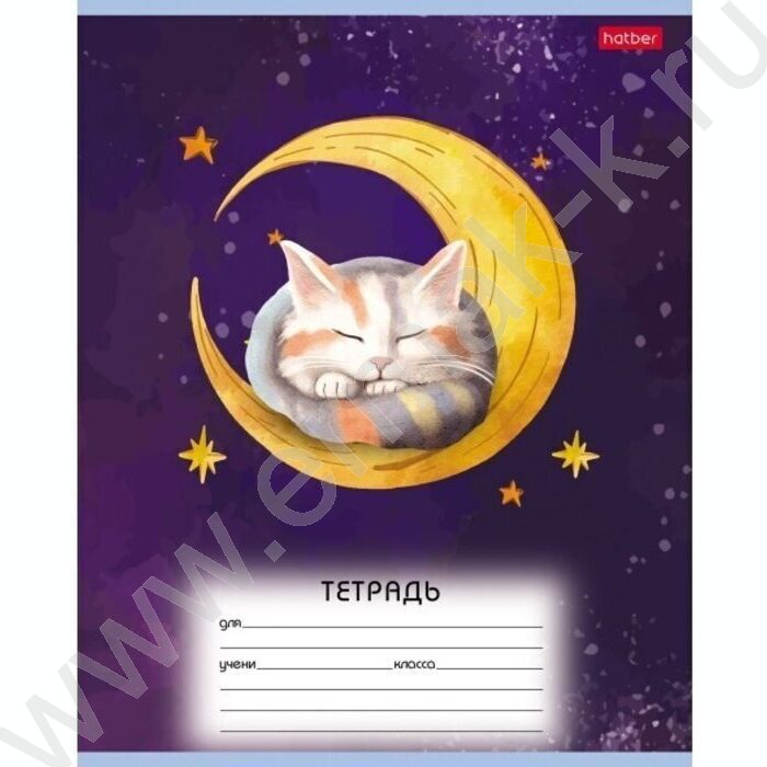 Тетрадь  12л линейка "Пушистые сны" 5видов | Фото 2