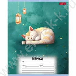 Тетрадь  12л линейка "Пушистые сны" 5видов | Фото 4