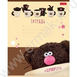 Тетрадь  12л линейка "Кофейные коты" 5видов | Фото 5