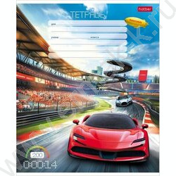 Тетрадь  12л клетка "Престижные гонки" 5видов | Фото 4