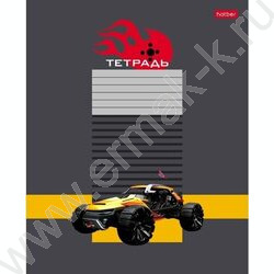 Тетрадь  12л клетка "Багги" 5видов | Фото 1