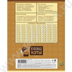 Тетрадь  12л клетка "Кофейные коты- Выпуск №1" 5видов | Фото 6