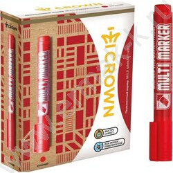 Маркер перм. /красный/ 5мм косой "Multi Marker Chisel"    | Фото 2