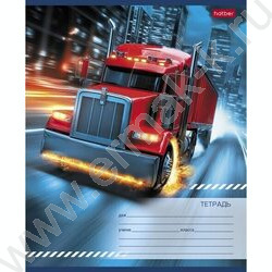 Тетрадь  18л клетка "Super truck" 5видов | Фото 1