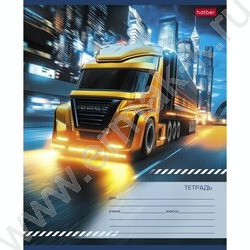 Тетрадь  18л клетка "Super truck" 5видов | Фото 4