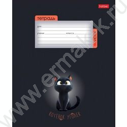 Тетрадь  18л клетка "Котенок уголек" 5видов | Фото 5