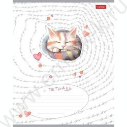 Тетрадь  24л клетка "Пушистые сны" 5видов | Фото 2