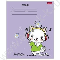 Тетрадь  24л клетка "Мак Флаффинс" 5видов | Фото 2