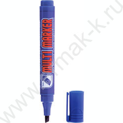 Маркер перм. /синий/ 5мм косой "Multi Marker Chisel"     | Фото 1