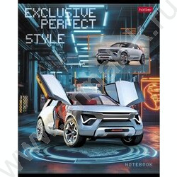 Тетрадь  40л клетка/пластик обл. "Exclusive car" | Фото 4