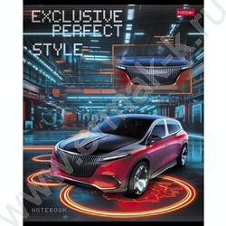 Тетрадь  40л клетка/пластик обл. "Exclusive car" | Фото 5