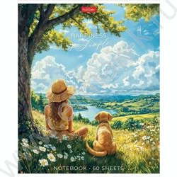 Тетрадь  60л линейка "В хорошей компании" /ламинация Soft-touch/ 5видов | Фото 2