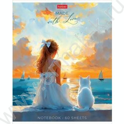 Тетрадь  60л линейка "В хорошей компании" /ламинация Soft-touch/ 5видов | Фото 3