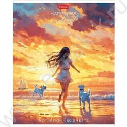 Тетрадь  60л линейка "В хорошей компании" /ламинация Soft-touch/ 5видов | Фото 4