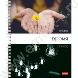 Тетрадь  80л линейка/спираль "Время вдохновения" ассорти | Фото 2