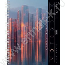 Тетрадь  96л клетка/спираль "Glass&Water" ассорти | Фото 1