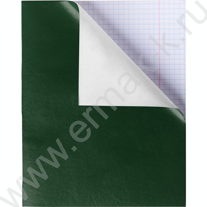 Тетрадь  96л клетка "Бум/винил" зеленый | Фото 1