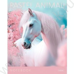 Тетрадь  96л клетка/пластик обл. "Pastel Animals" ассорти | Фото 5