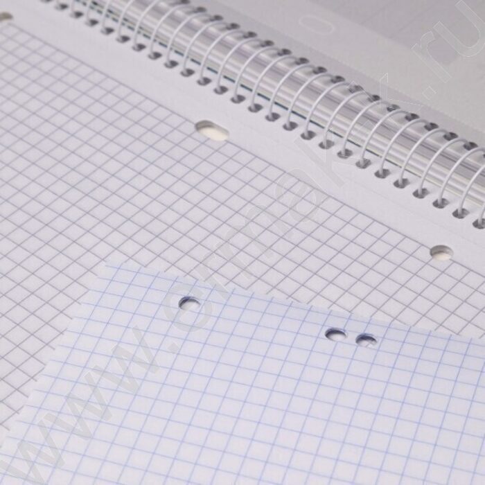 Тетрадь 120л А4 клетка/спираль/3цв.раздел.,многоуров.перфорация "Яркие штрихи" ламинация Soft-to | Фото 2