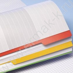 Тетрадь 120л А4 клетка/спираль/3цв.раздел.,многоуров.перфорация "Яркие штрихи" ламинация Soft-to | Фото 3