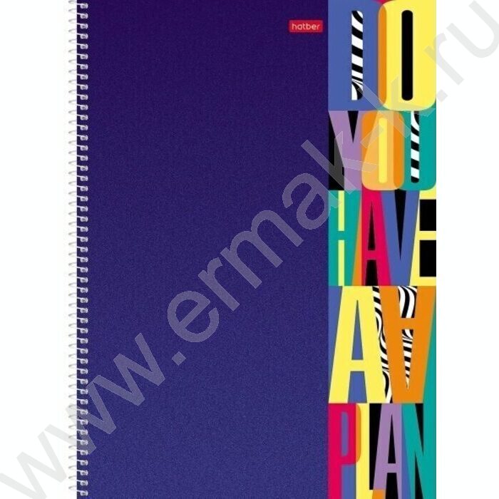 Тетрадь 160л А4 клетка/спираль/тв.обл./4цв.раздел.,многоуров.перфорация "Планируй свой успех" | Фото 1