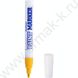 Маркер-краска /желтый/ 4мм круг /нитро-основа | Фото 1