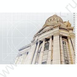 Альбом д/черчения-спираль 20л "Архитектура в чертежах-1" | Фото 3