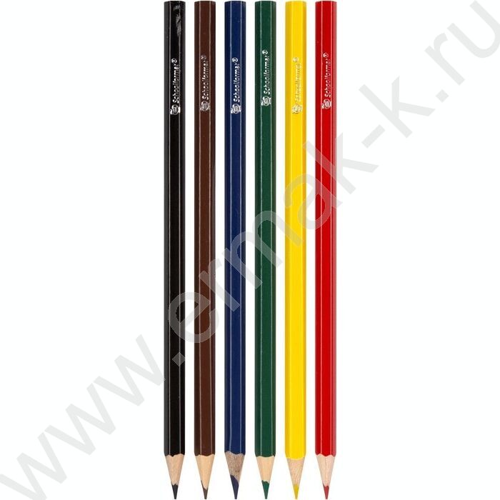 Карандаши   6цв Микс для мальчиков /шестигранные /корп. дерев. /карт. коробка, европодвес | Фото 2