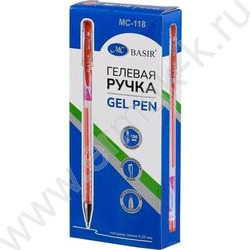 Ручка гелевая красная 0,5мм /игла/ | Фото 2