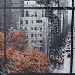 Тетрадь  80л клетка/кольца "Вид на мегаполис" /глянец/лён | Фото 6