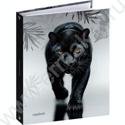 Тетрадь  80л клетка/кольца "Грациозная пантера-2" /глянец/лён | Фото 1