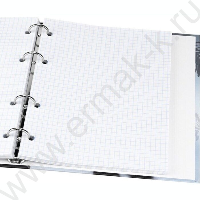 Тетрадь  80л клетка/кольца "Грациозная пантера-2" /глянец/лён | Фото 3