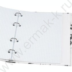 Тетрадь  80л клетка/кольца "Граффтити с красным" | Фото 3