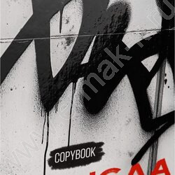 Тетрадь  80л клетка/кольца "Граффтити с красным" | Фото 6