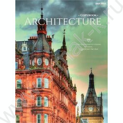 Тетрадь 100л клетка/кольца "Красивая архитектура-6" | Фото 2