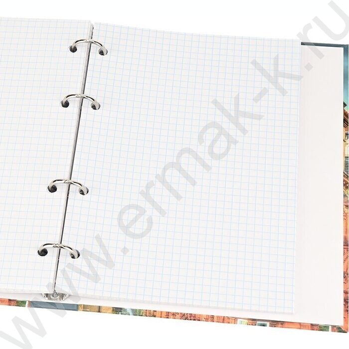 Тетрадь 100л клетка/кольца "Красивая архитектура-6" | Фото 3